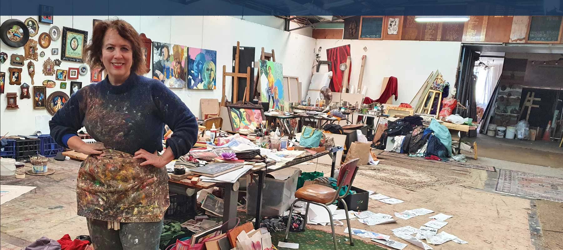 Wendy Sharpe - Sydney studio