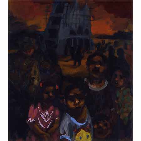 Suai Cathederal 2000 Oil on canvas, 136cm x 122cm Private collection.